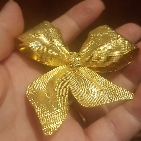 Gold tone brooch PM 1107 - Picture 2 of 6